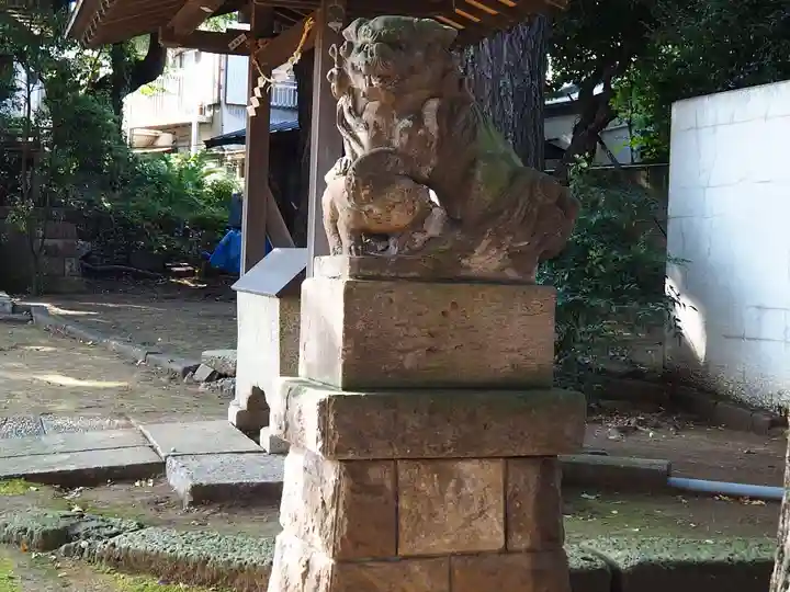 馬込天祖神社の狛犬