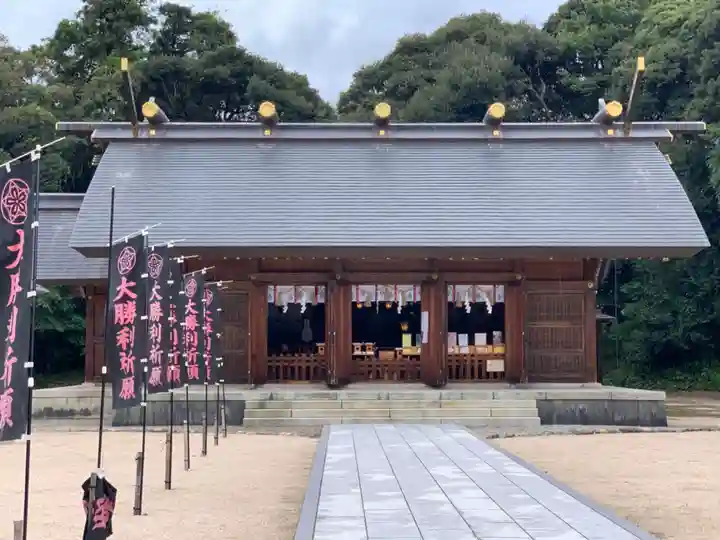 松江護國神社の本殿・本堂