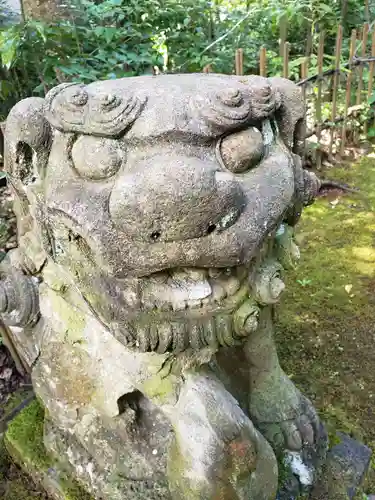 須天熊野神社の狛犬