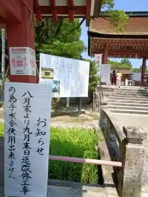 津島神社の手水舎