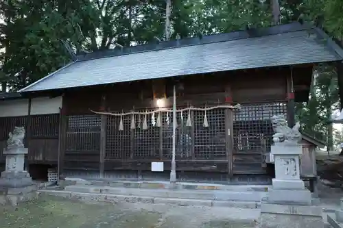 須沼神明社の本殿