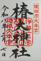椿大神社の御朱印
