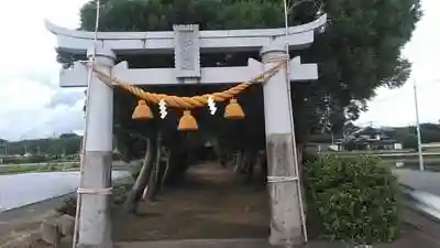 上弓削神社(法皇社)の鳥居