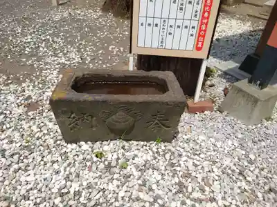 千住神社の手水舎