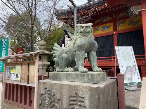 浅草神社の狛犬