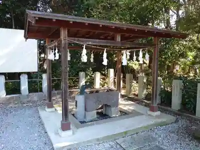 佐野赤城神社の手水舎