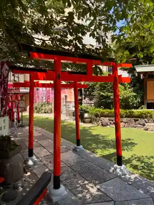 露天神社（お初天神）の鳥居