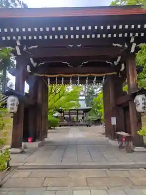 御霊神社(上御霊神社)の山門・神門