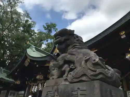 検見川神社の狛犬