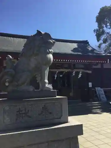 千勝神社の狛犬