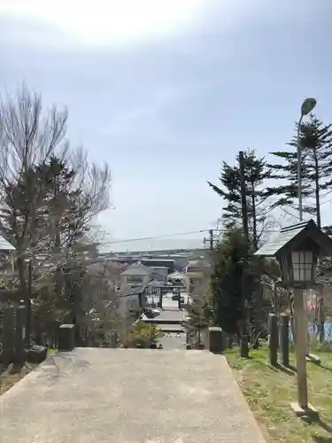 浦河神社の景色