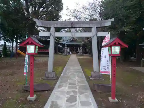 鶴峯八幡宮の鳥居