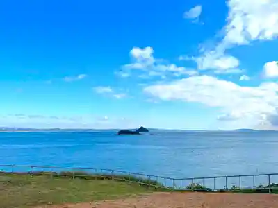 豊功神社の景色