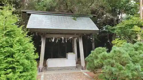 厚岸真龍神社の手水舎