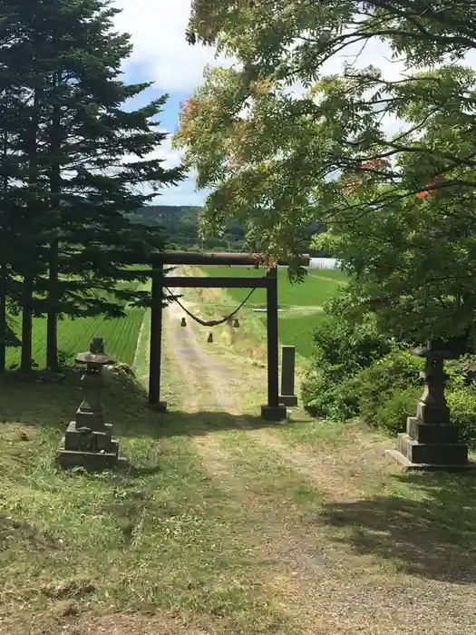 茂平沢神社の鳥居