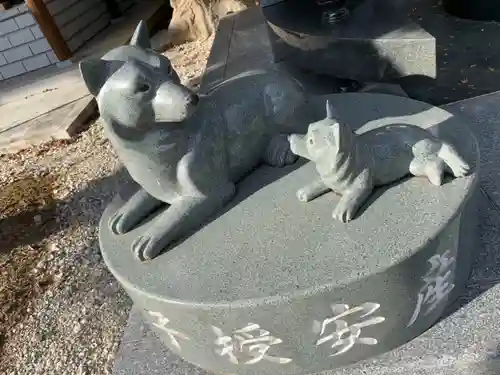 八幡宮の狛犬