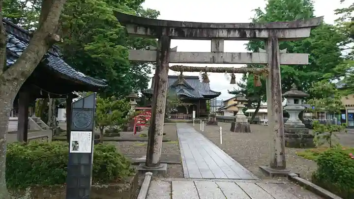 神明神社(上総社)の鳥居