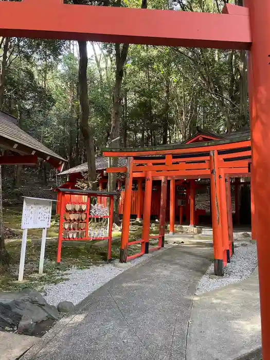 長山稲荷社の鳥居