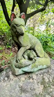 白金氷川神社の狛犬