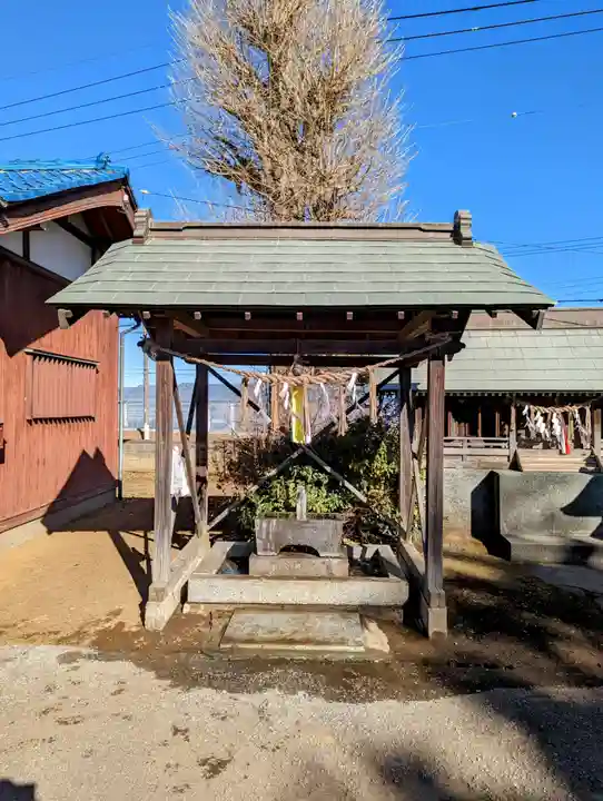 米本神社の手水舎