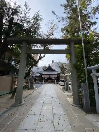 空鞘稲生神社の鳥居