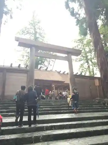 伊勢神宮内宮（皇大神宮）の鳥居