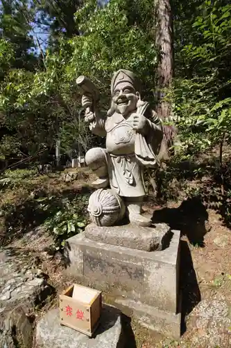 宝登山神社の像