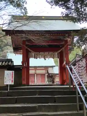 柞原八幡宮の山門・神門