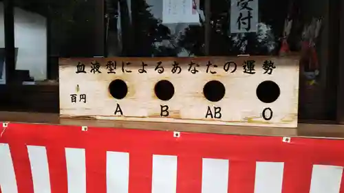 日吉浅間神社のおみくじ