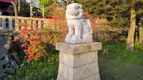 御傘山神社の狛犬