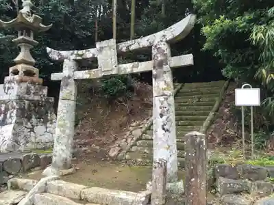 天手長男神社の鳥居