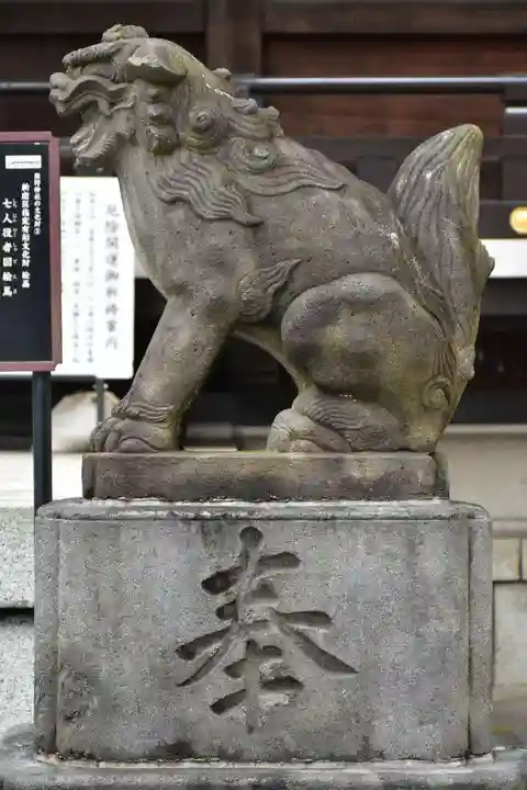 熊野神社の狛犬
