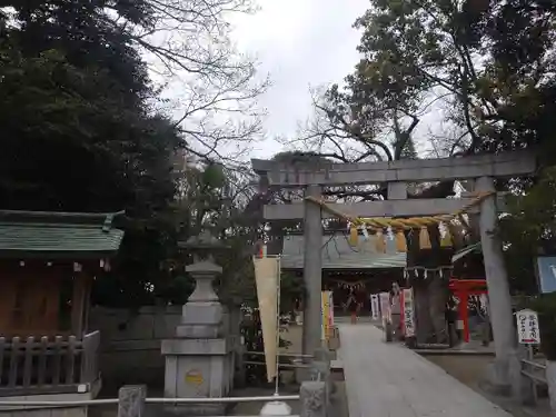 新田神社の鳥居