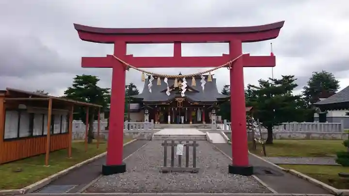 美瑛神社の鳥居