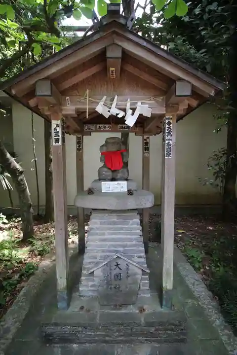 水稲荷神社の像