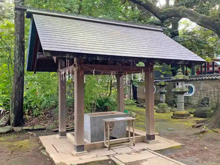 赤坂氷川神社の手水舎