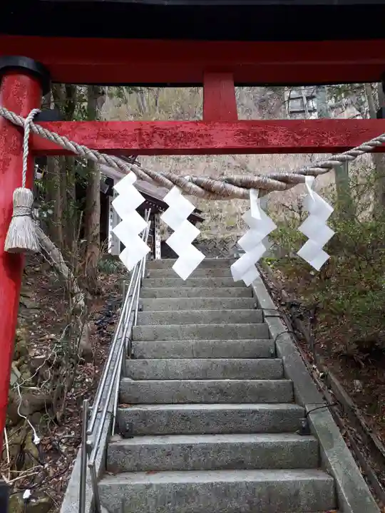 温泉神社の鳥居