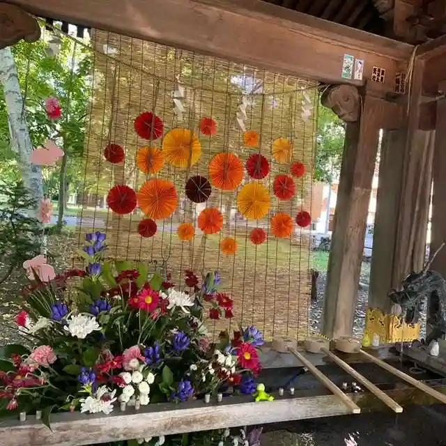 彌彦神社 (伊夜日子神社)の手水舎