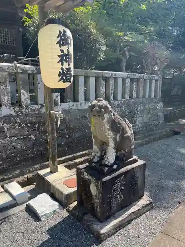 伊古奈比咩命神社の狛犬