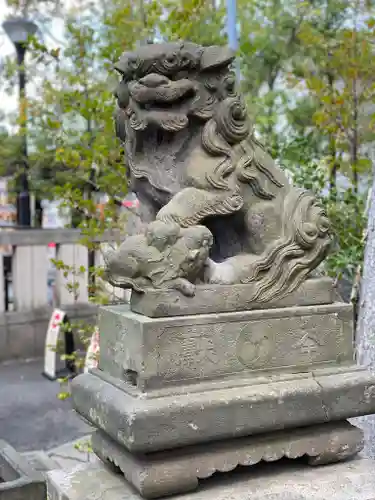 溝口神社の狛犬