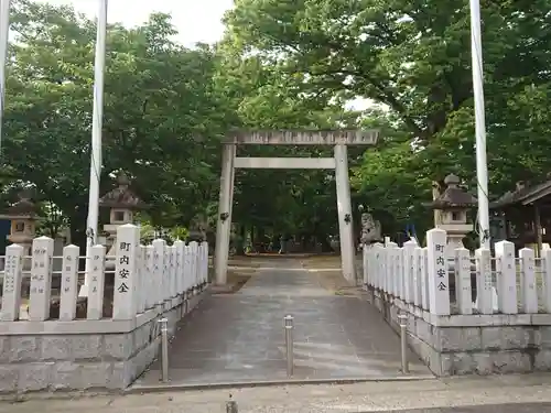 神明大明神社の鳥居