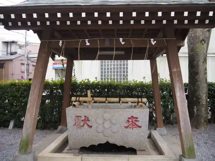 長浦神社の手水舎