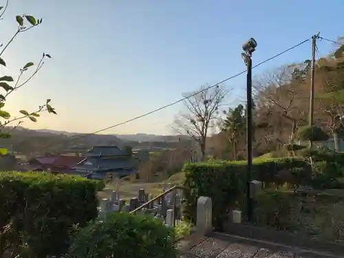 調顯寺の景色