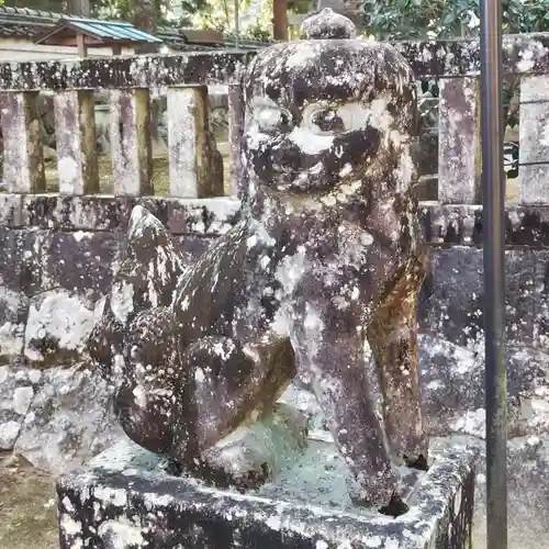 宮道天神社の狛犬