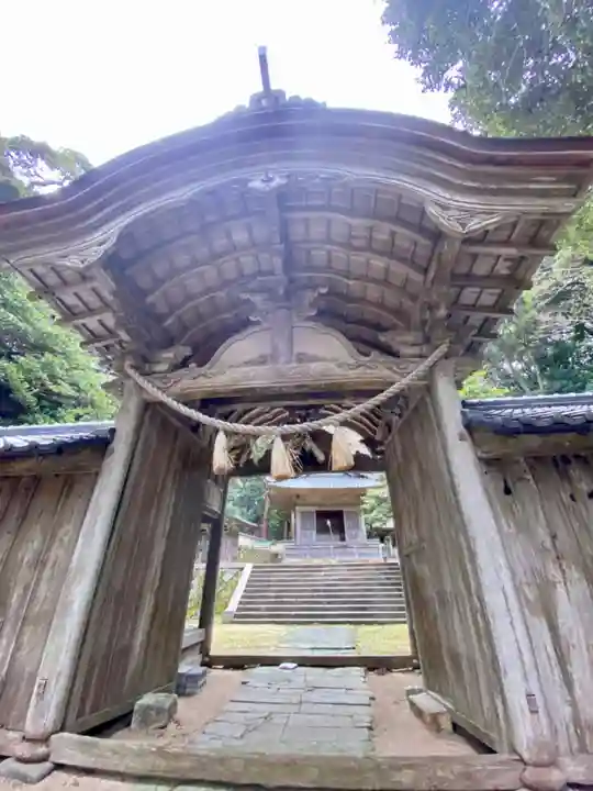 竹野神社の山門・神門