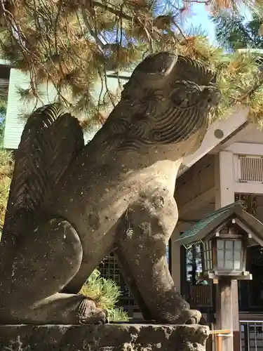 白石神社の狛犬