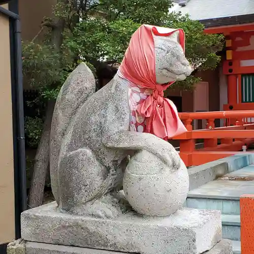 大森稲荷神社の狛犬