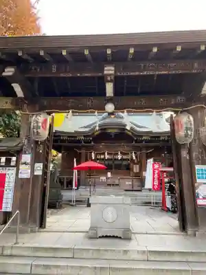 下谷神社の山門・神門
