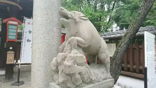 護王神社の狛犬