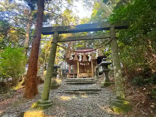 零羊崎神社の鳥居